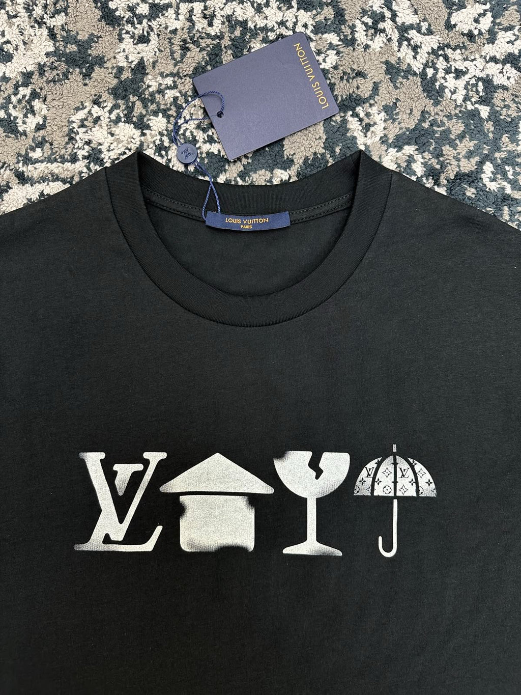 Louis Vuitton Printed Signature T-Shirt