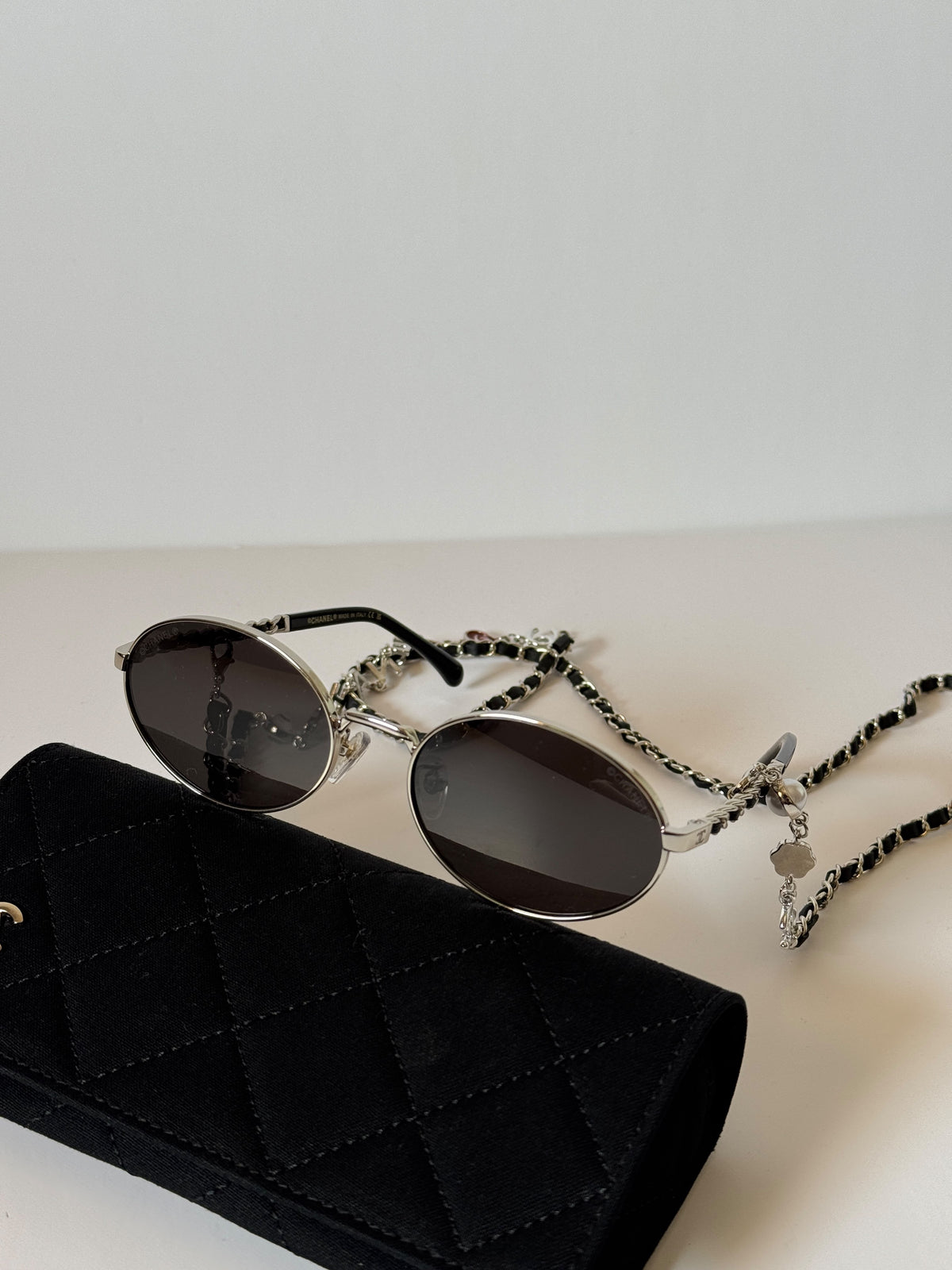 Chanel Oval Charms Sunglasses