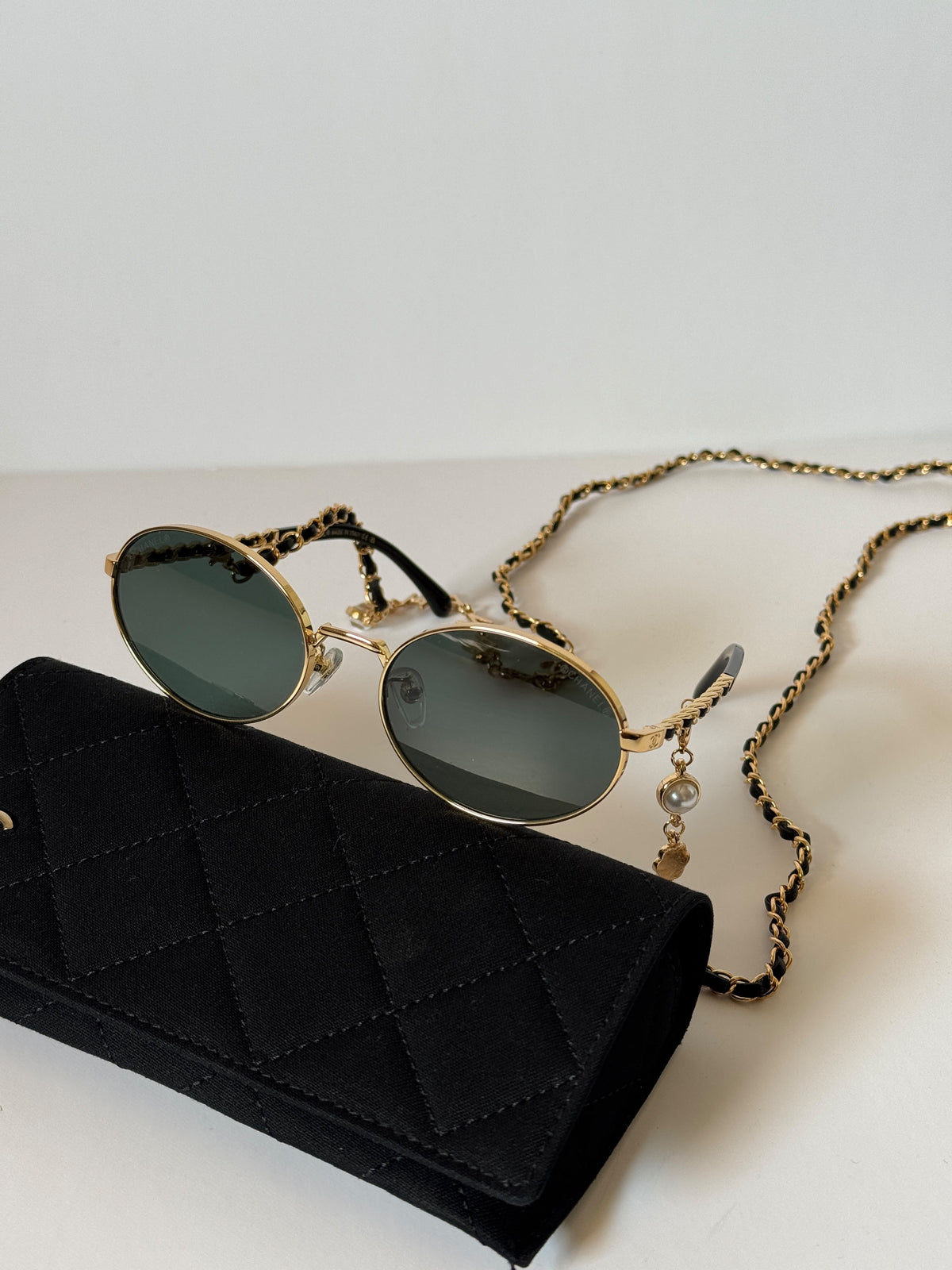 Chanel Oval Charms Sunglasses