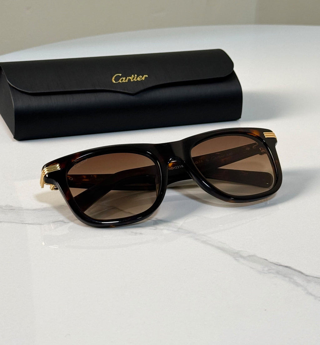 Première de Cartier Rectangular Sunglasses