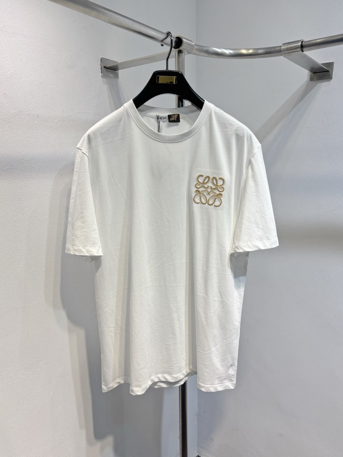 Loewe Anagram-Embroidered Cotton Relaxed Fit T-Shirt