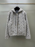 Louis Vuitton Monogram Bouclé Zip-Up Hoodie