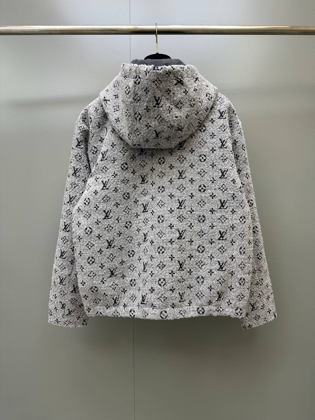 Louis Vuitton Monogram Bouclé Zip-Up Hoodie