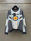 Louis Vuitton Quilted Cotton Blend Crewneck