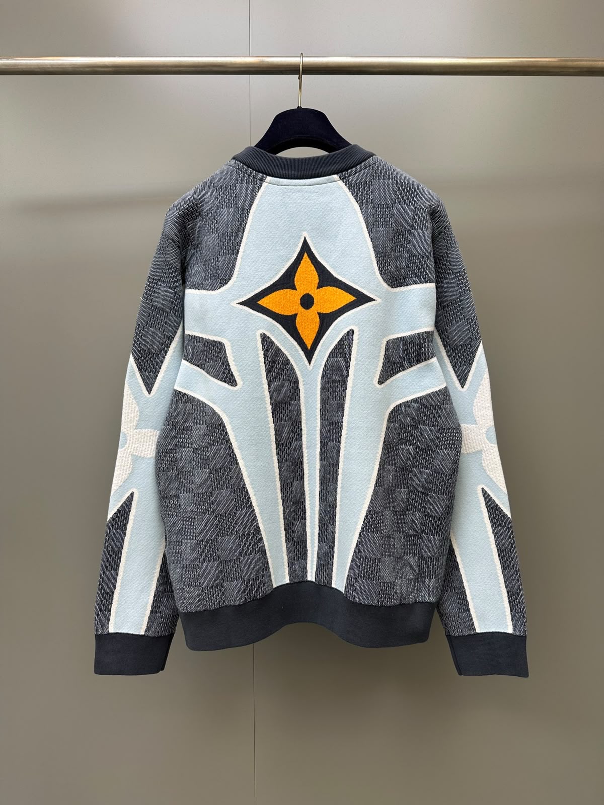 Louis Vuitton Quilted Cotton Blend Crewneck