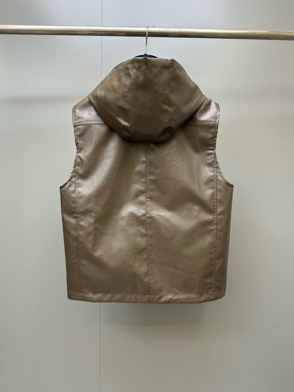 Louis Vuitton Monogram Check Reversible Leather Gilet