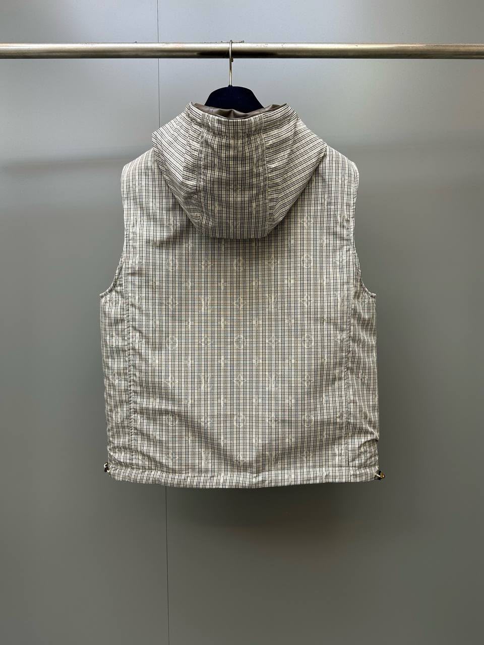 Louis Vuitton Monogram Check Reversible Leather Gilet