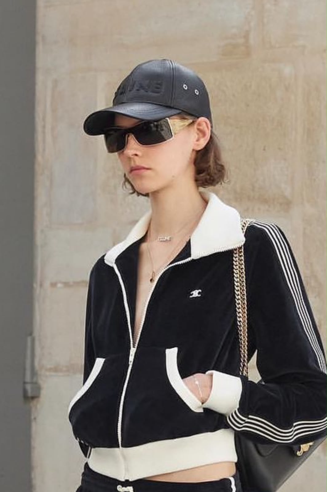 Celine Triomphe Metal Racer Shield Sunglasses