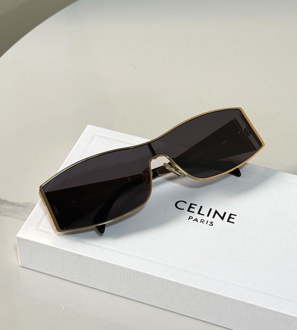 Celine Triomphe Metal Racer Shield Sunglasses