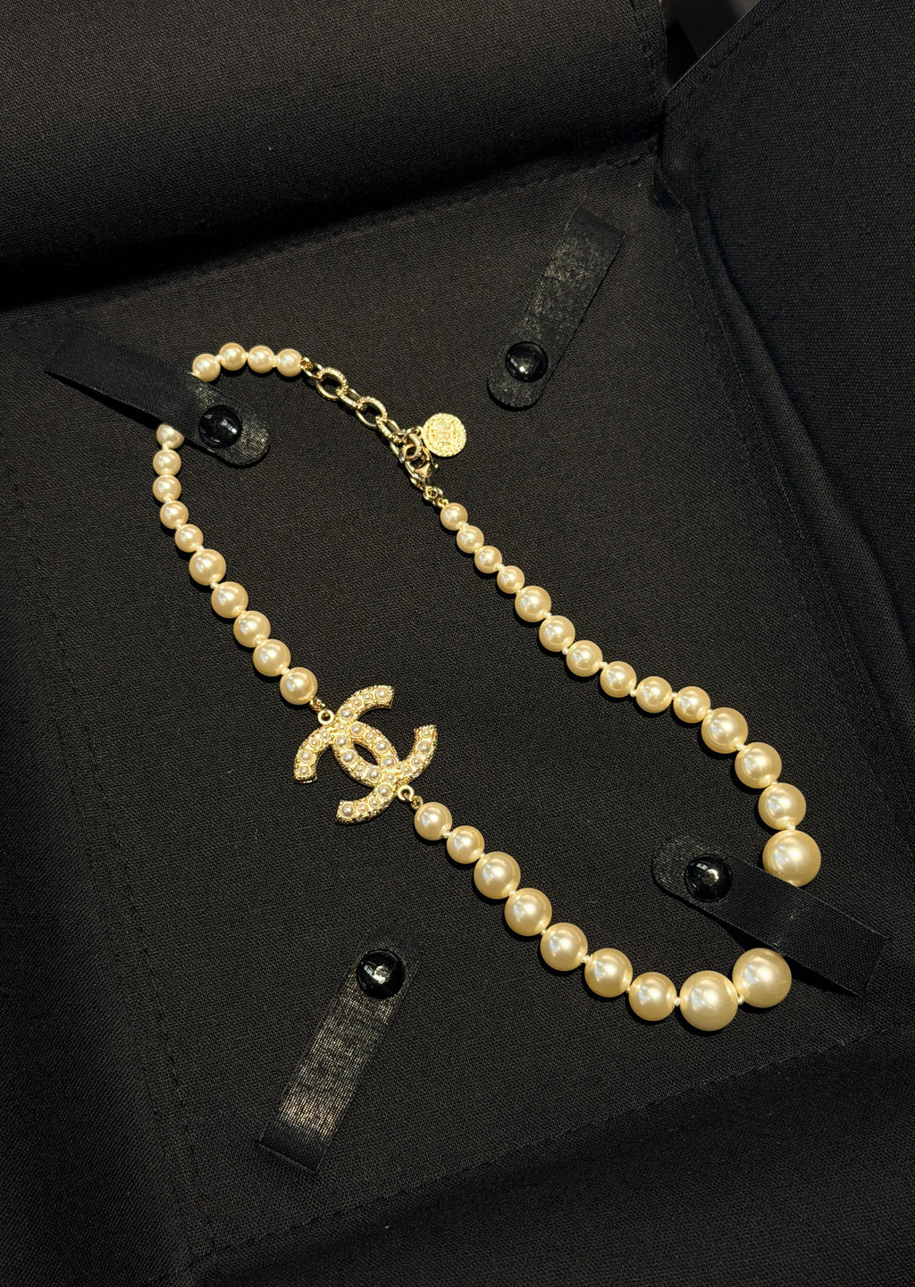Chanel Classic Model Choker & Earings Set