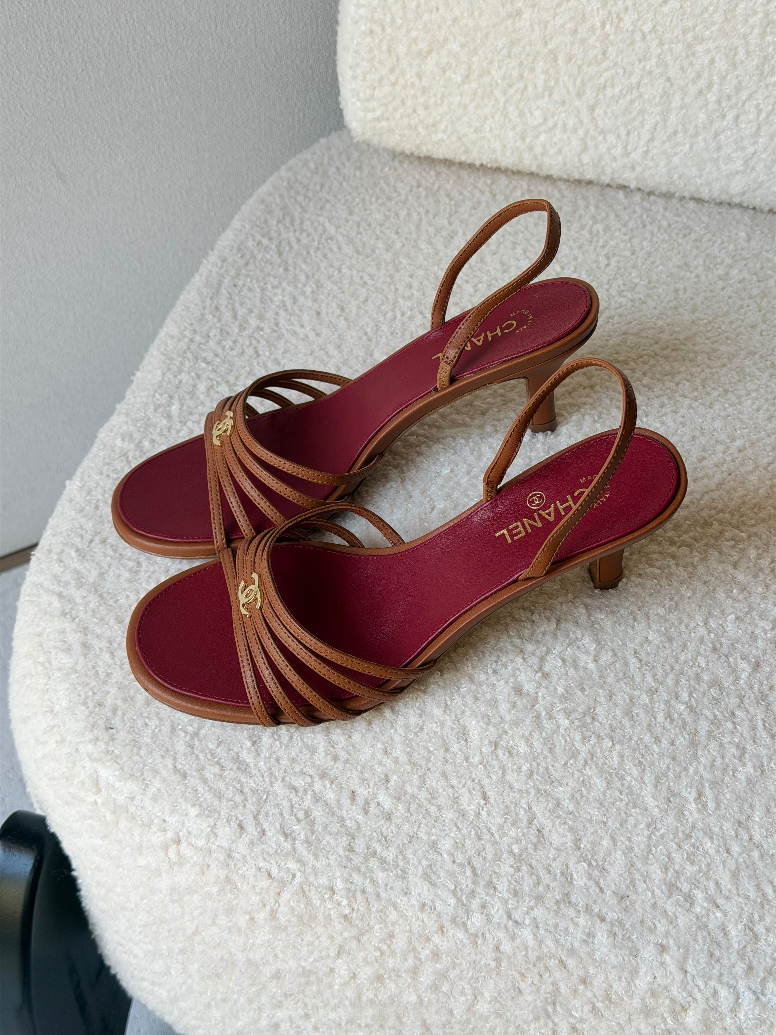 Chanel Goatskin Sandals