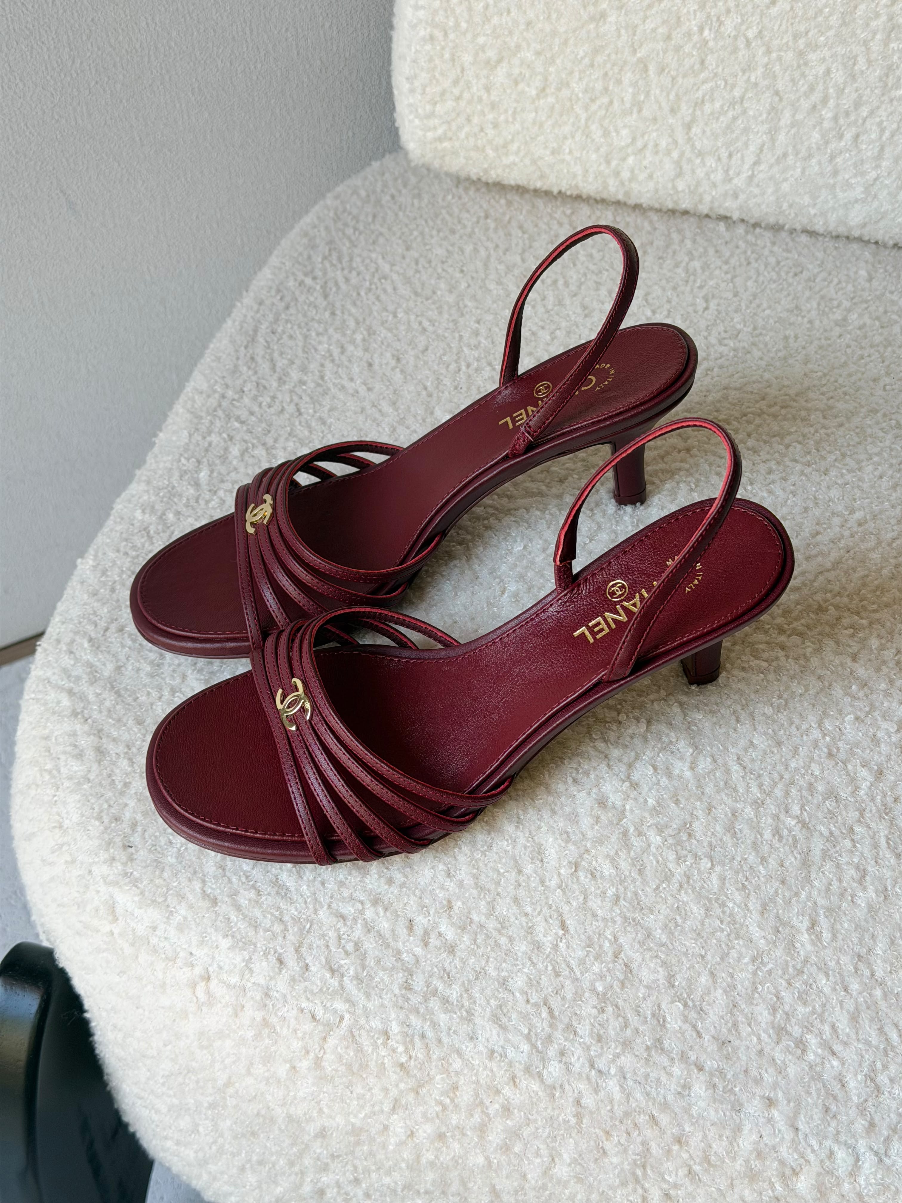 Chanel Goatskin Sandals