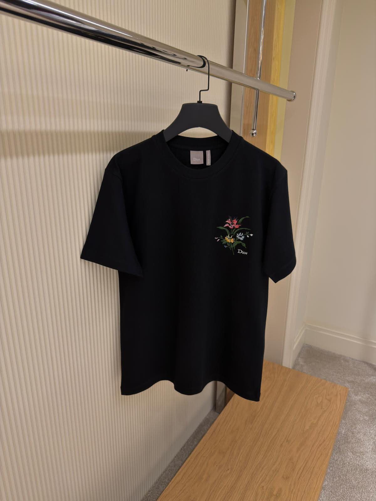 Dior T-Shirt with Dior Secret Garden Motif, Relaxed Fit