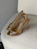 Aquazzura Temptation Crystal Sandal