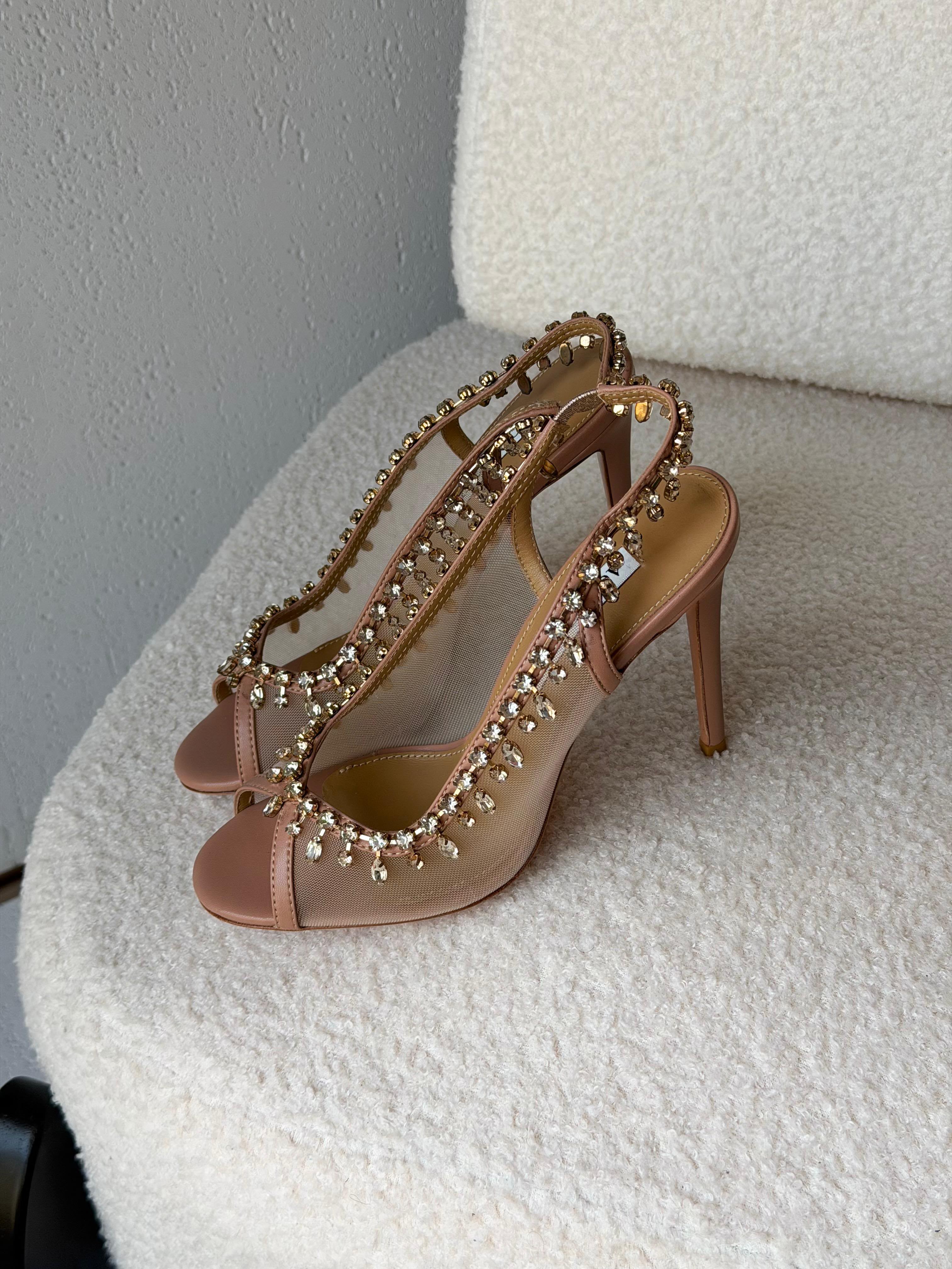 Aquazzura Temptation Crystal Sandal