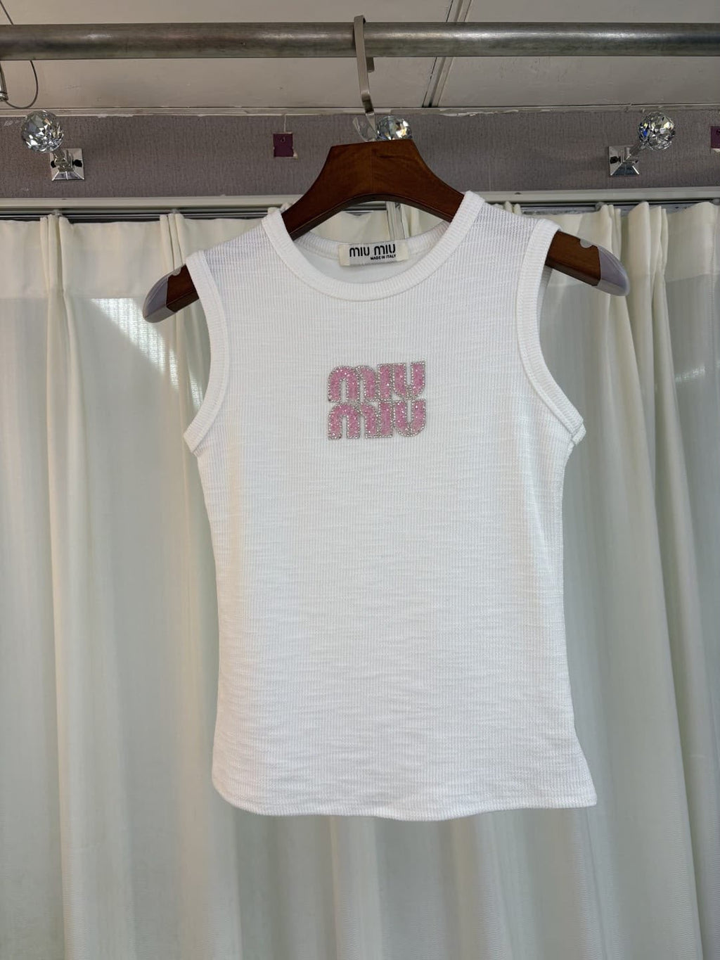 Miu Miu Logo Tank Top