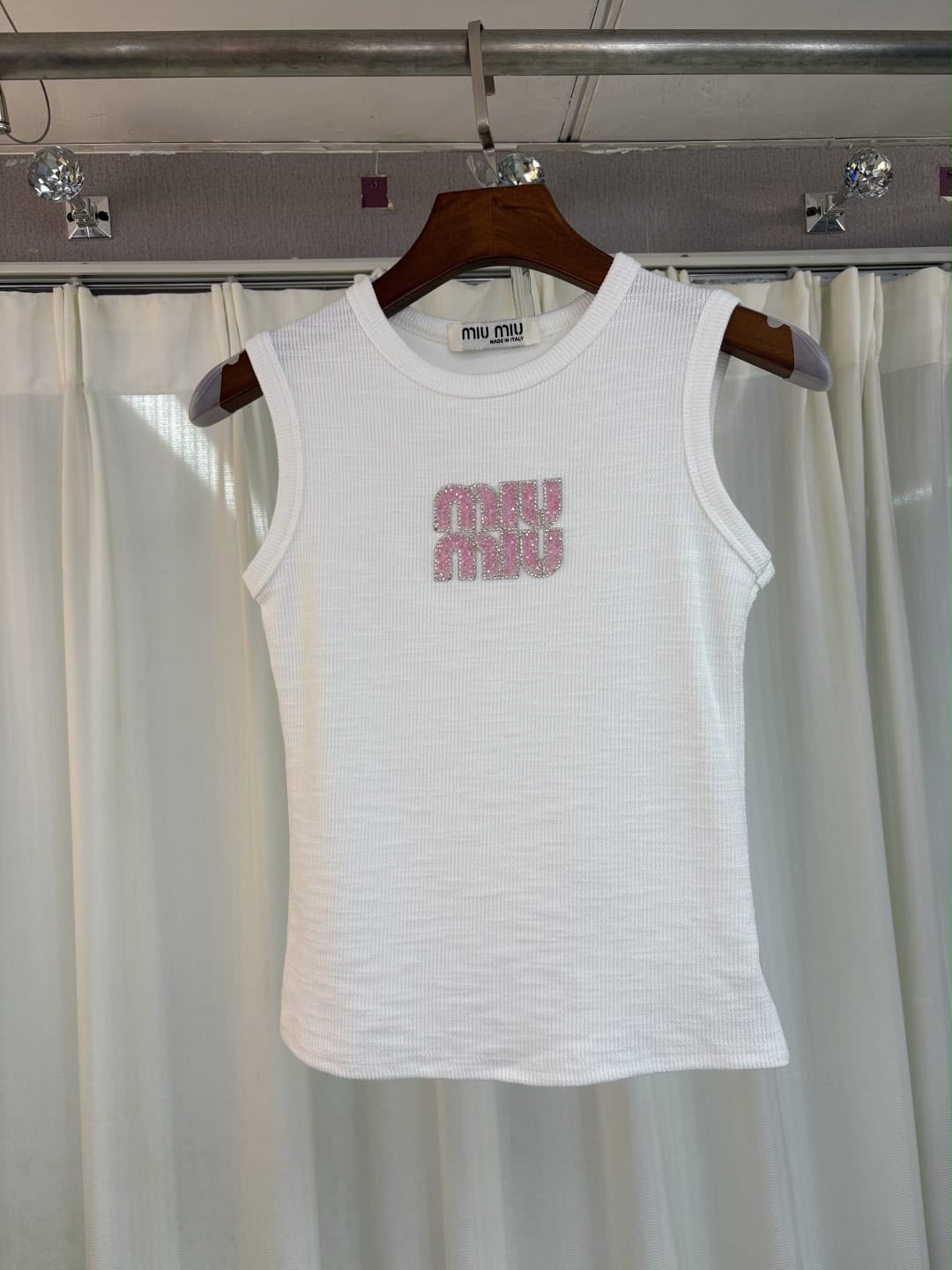 Miu Miu Logo Tank Top
