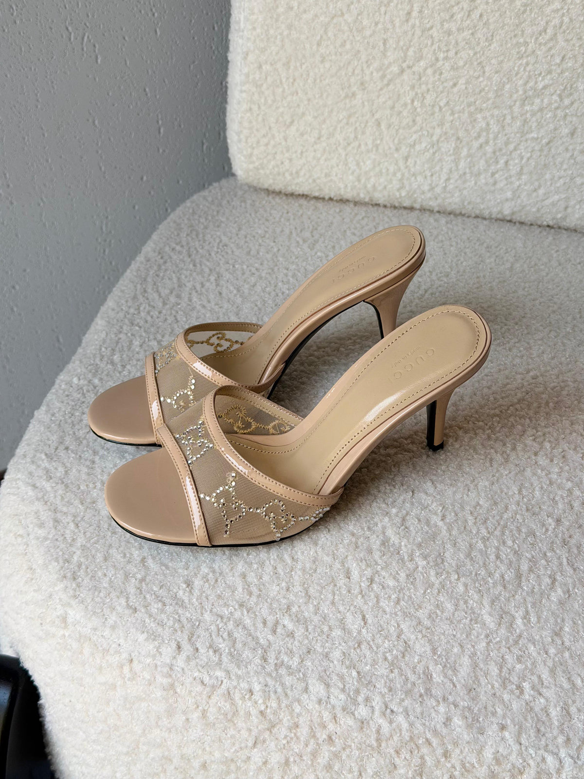 Gucci GG crystal sandals