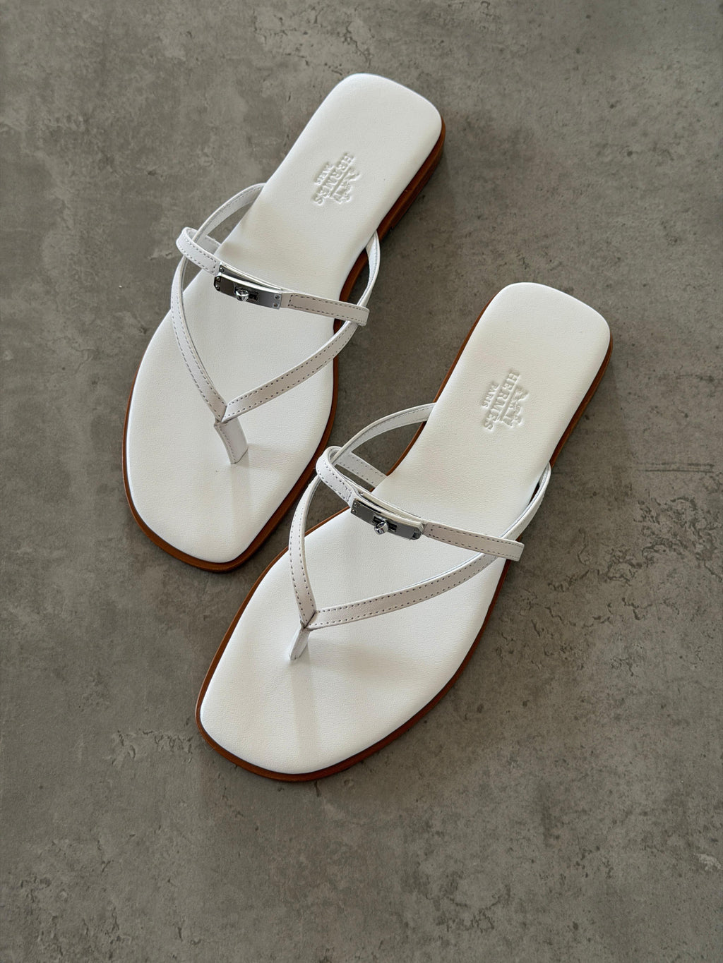 Hermes Miss Sandal in Calfskin