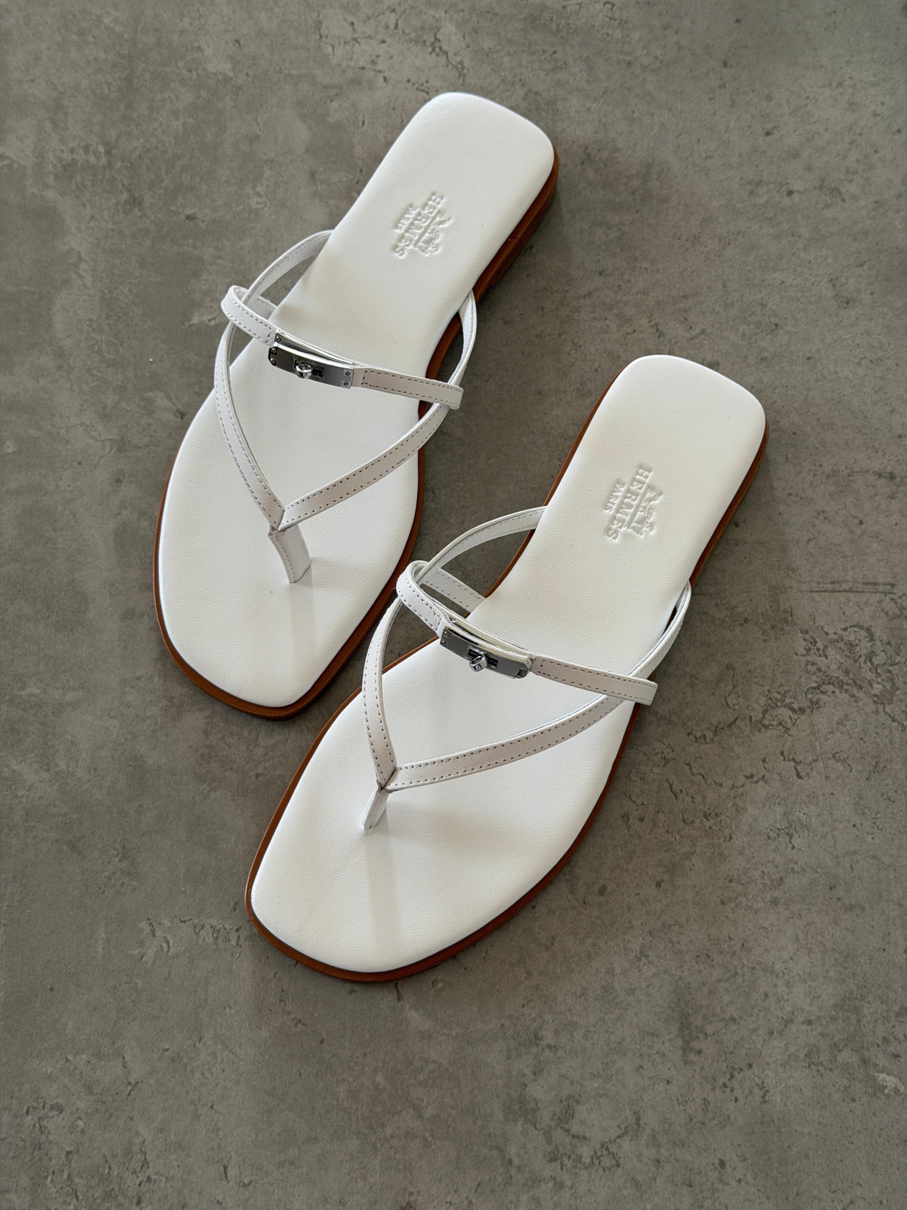 Hermes Miss Sandal in Calfskin