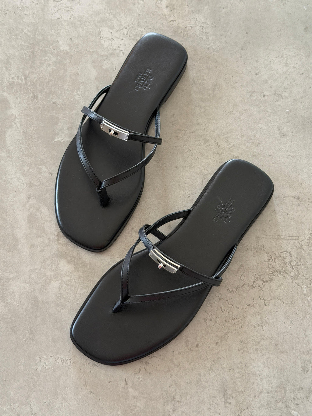 Hermes Miss Sandal in Calfskin