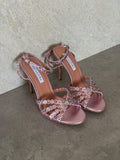 Aquazzura Tequila Embellished Sandals