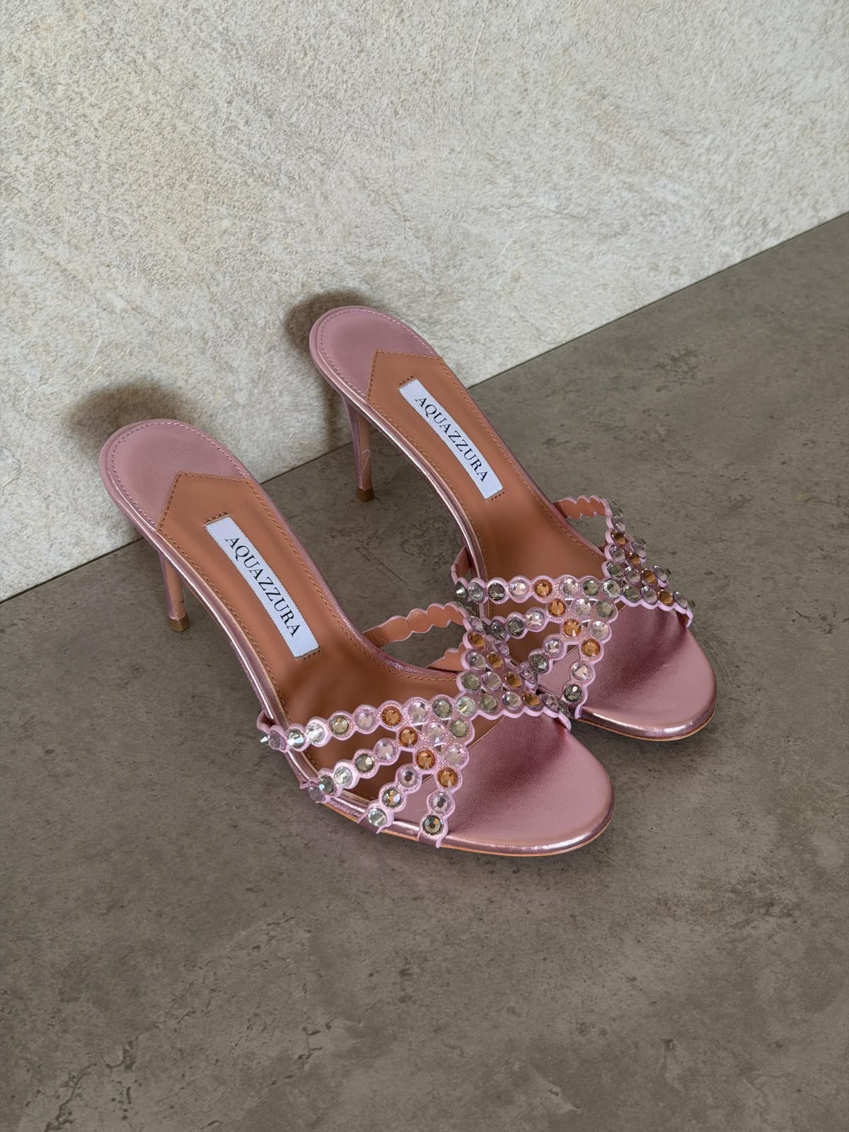 Aquazzura Tequila Embellished Sandals