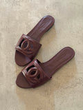 Dolce & Gabbana DG Logo Flat Sandals
