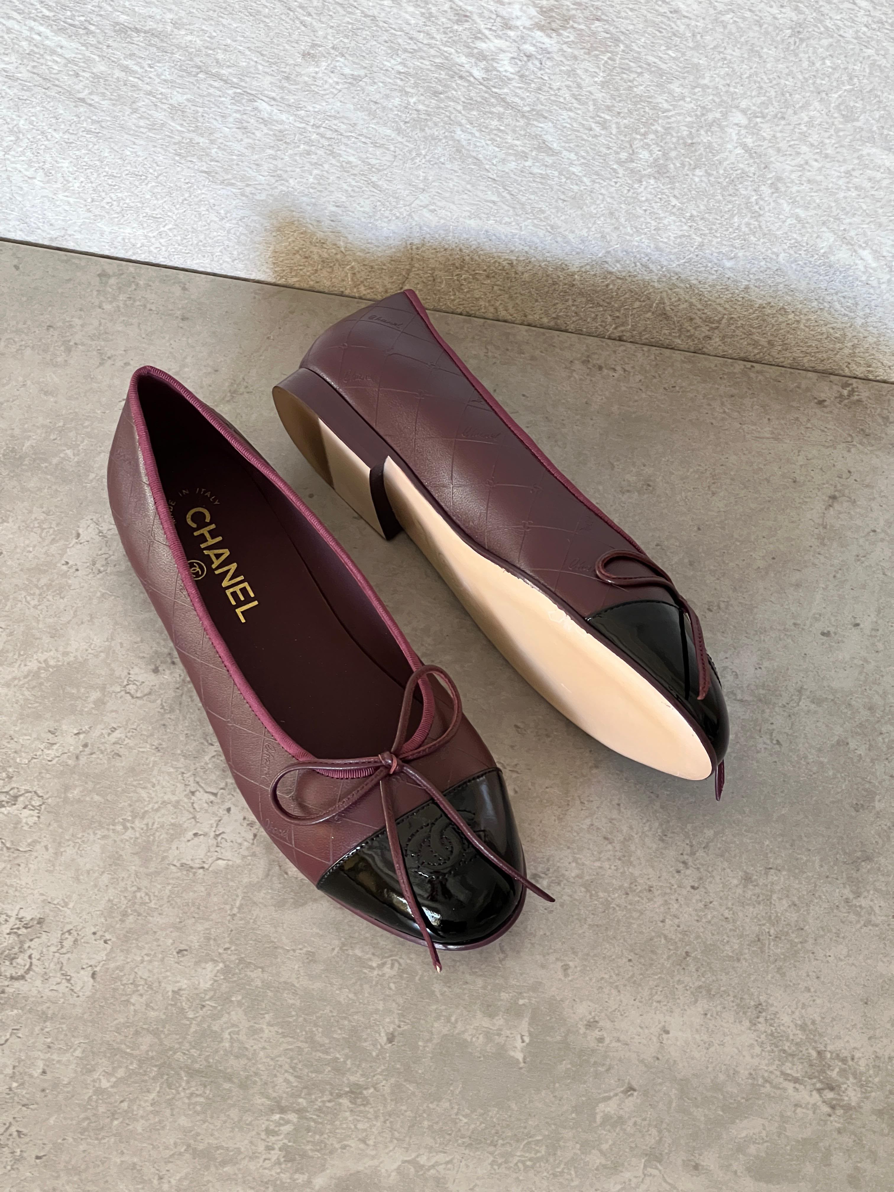 Chanel Crocodile Calfskin Ballerina Flats