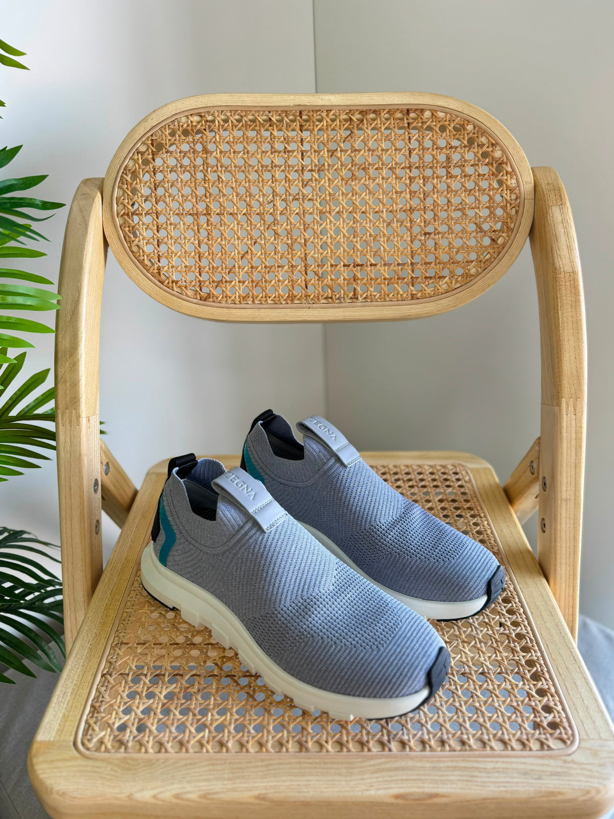 Zegna Knit Slip-On Sneakers