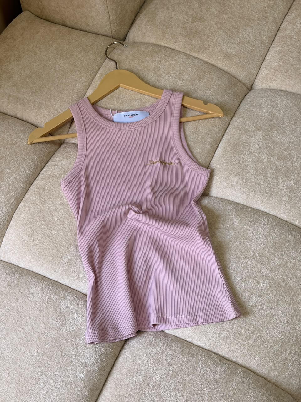 Schiaparelli Ribbed Tank Top
