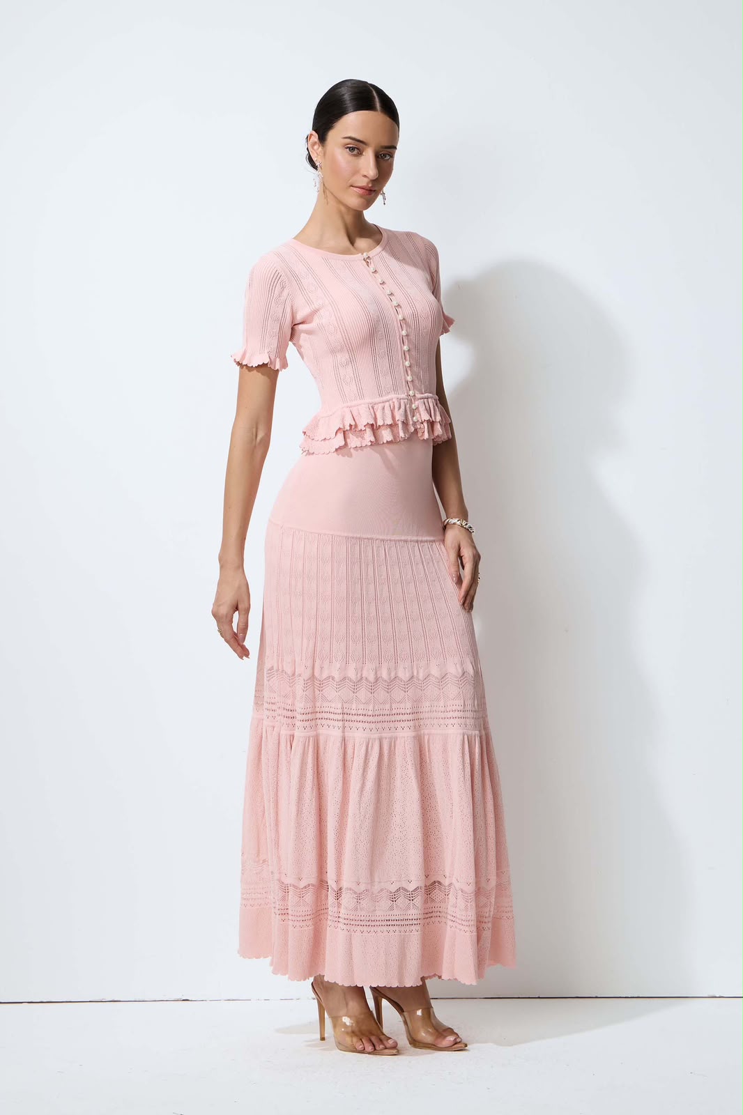 Sandro Arianna Ruffle Cardigan