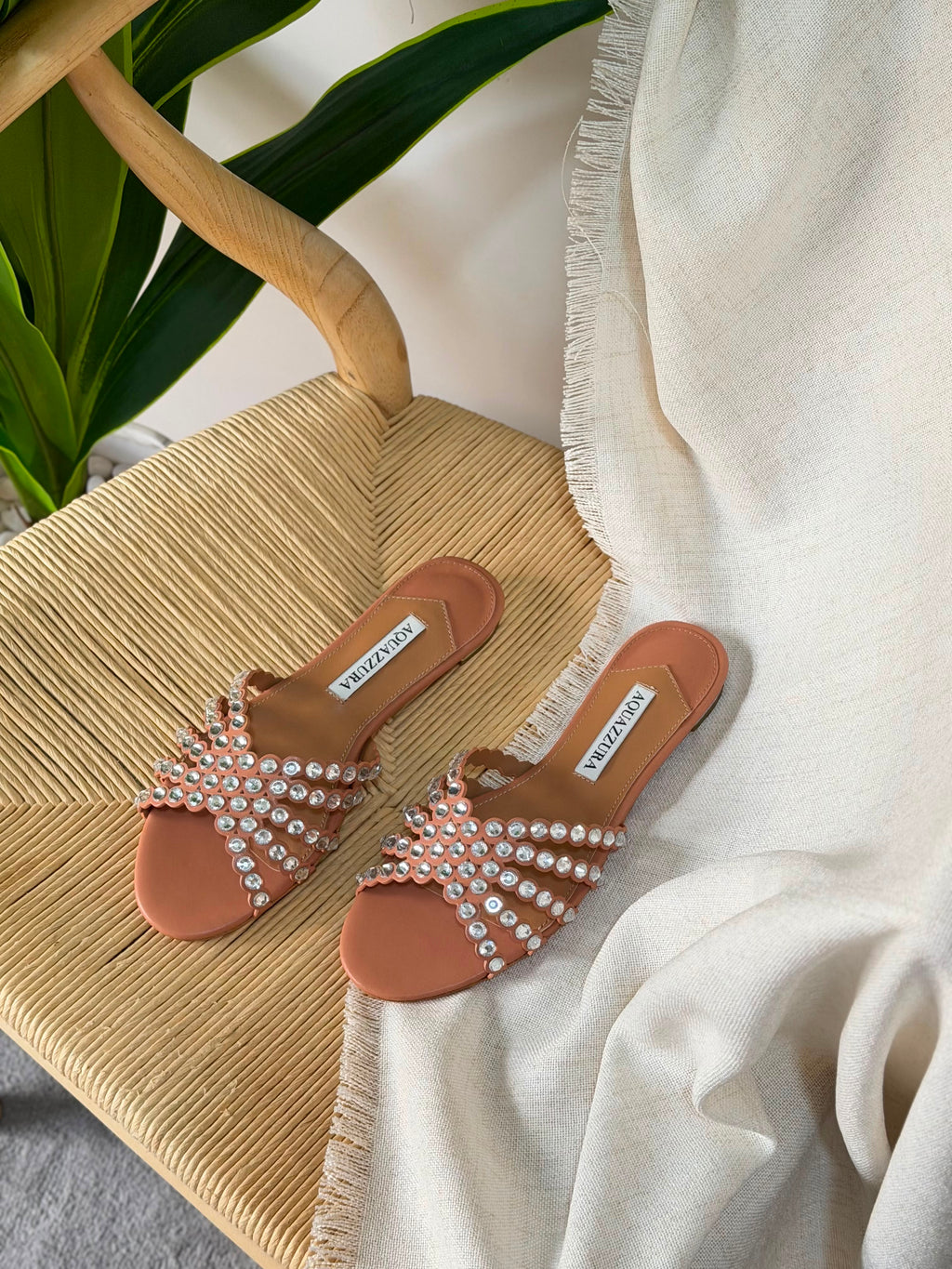 Aquazzura Tequila Flat Slides