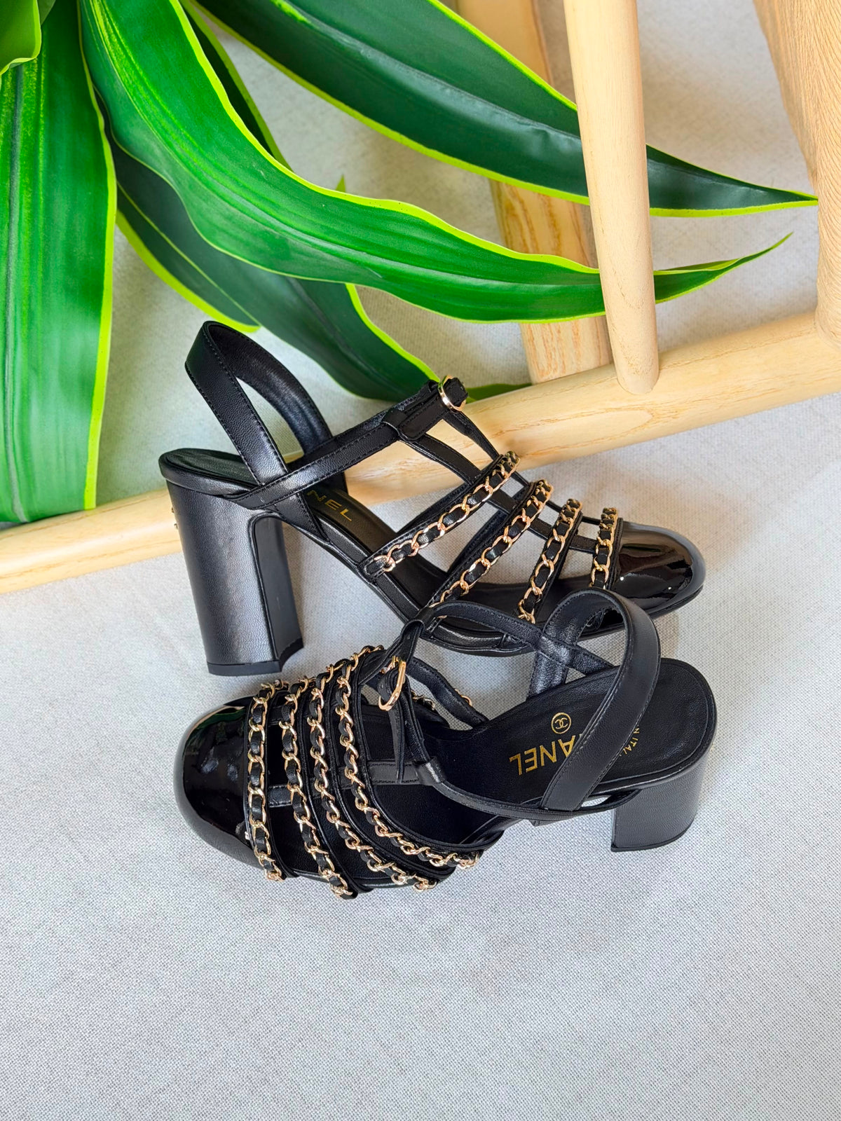 Chanel "Chaînes de Minuit" Heeled Sandals