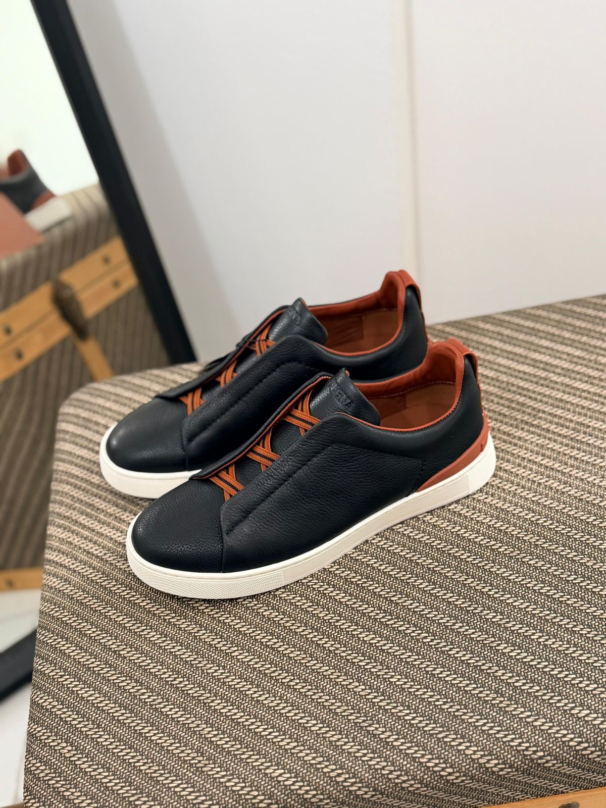 Zegna Triple Stitch Sneakers