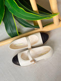 Chanel Lambskin Mary Jane Ballet Flats