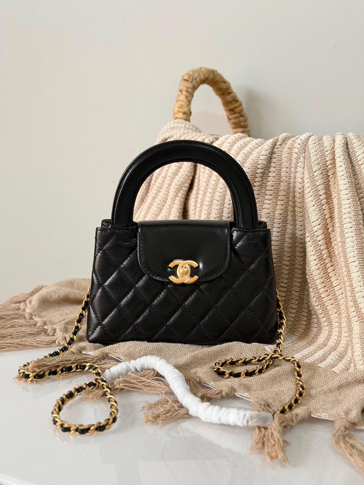Chanel Nano Kelly Shopper Bag