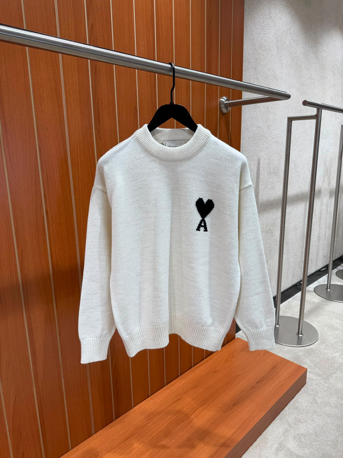 AMI Paris Ami de Coeur Crewneck Sweater