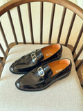 Dior Granville Black Polished Leather Loafer