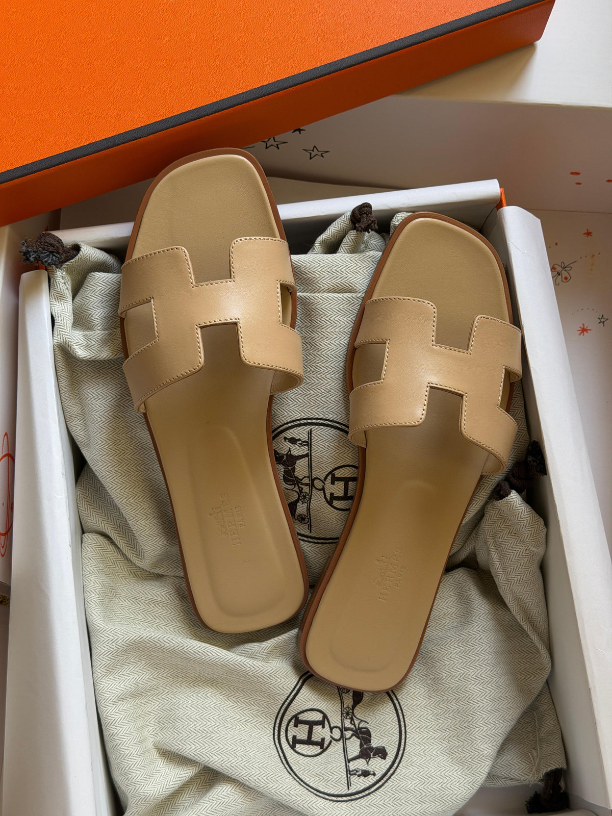 Hermes Oran Sandals