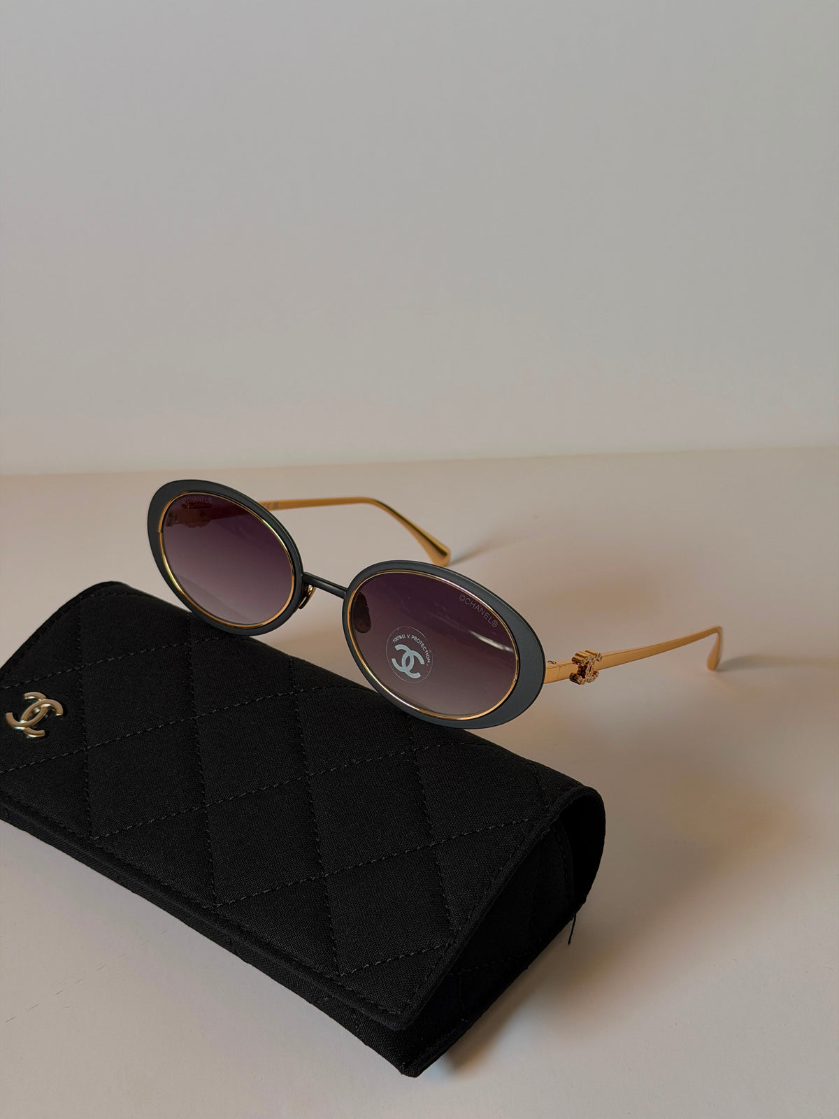 Chanel Oval Sunglasses