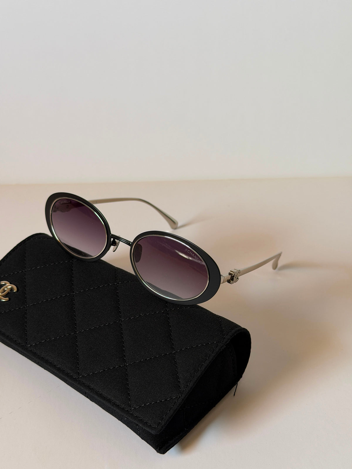 Chanel Oval Sunglasses