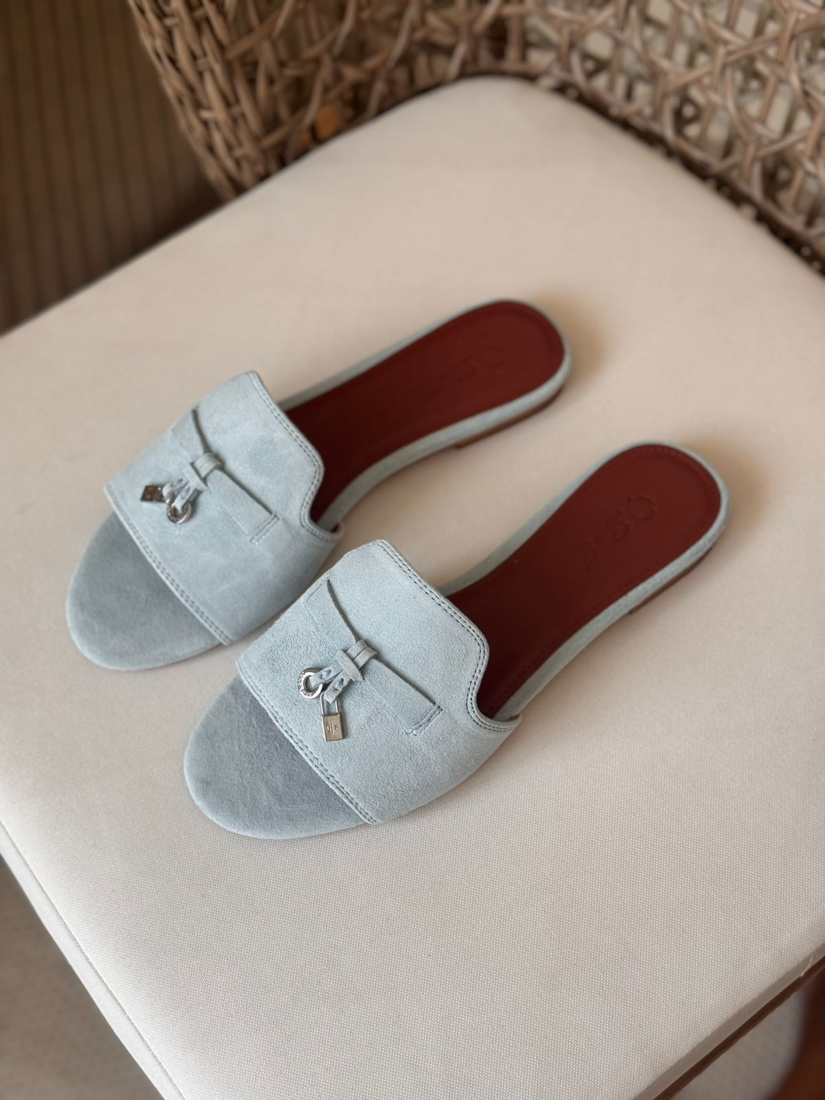 Loro Piana Summer Charms Flat Slides