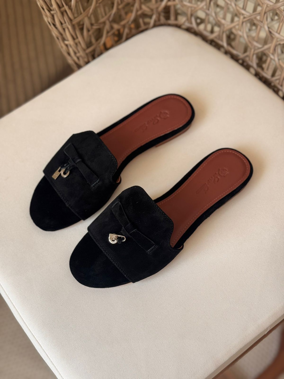 Loro Piana Summer Charms Flat Slides