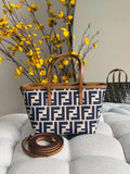 Fendi FF Jacquard Roll Mini Bag