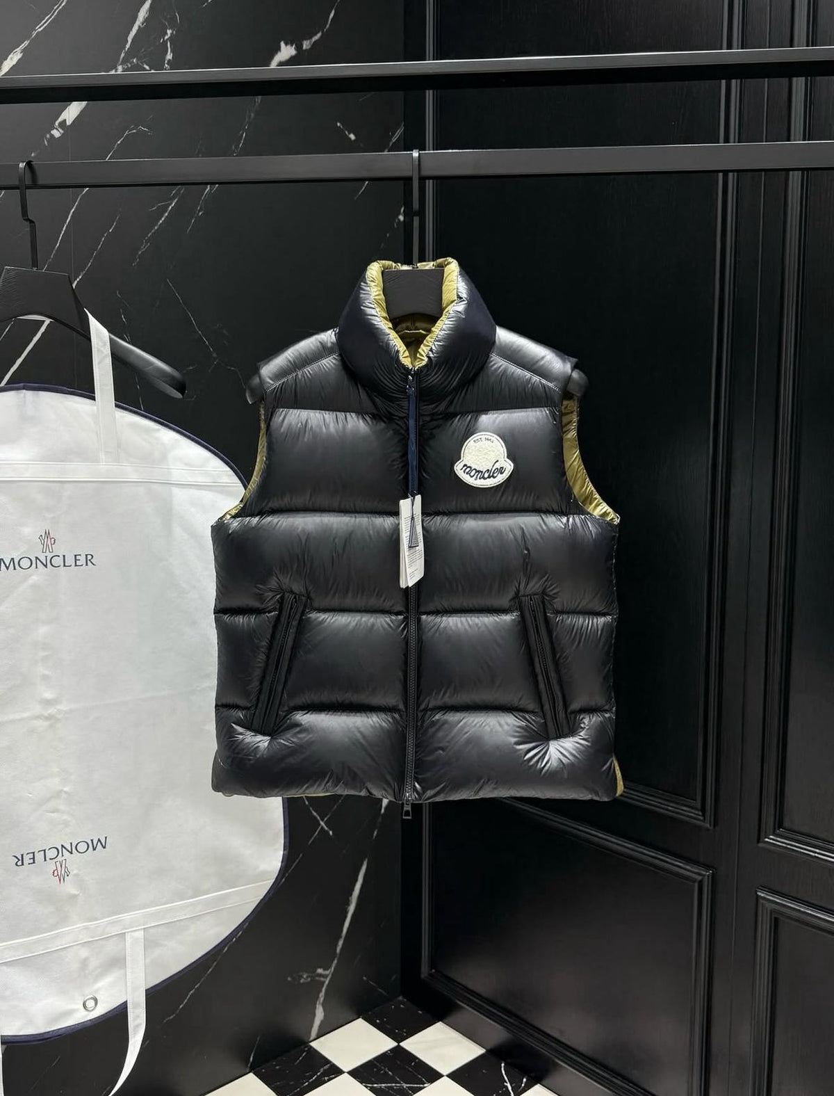 Moncler Gamme Bleu Reversible Down Vest