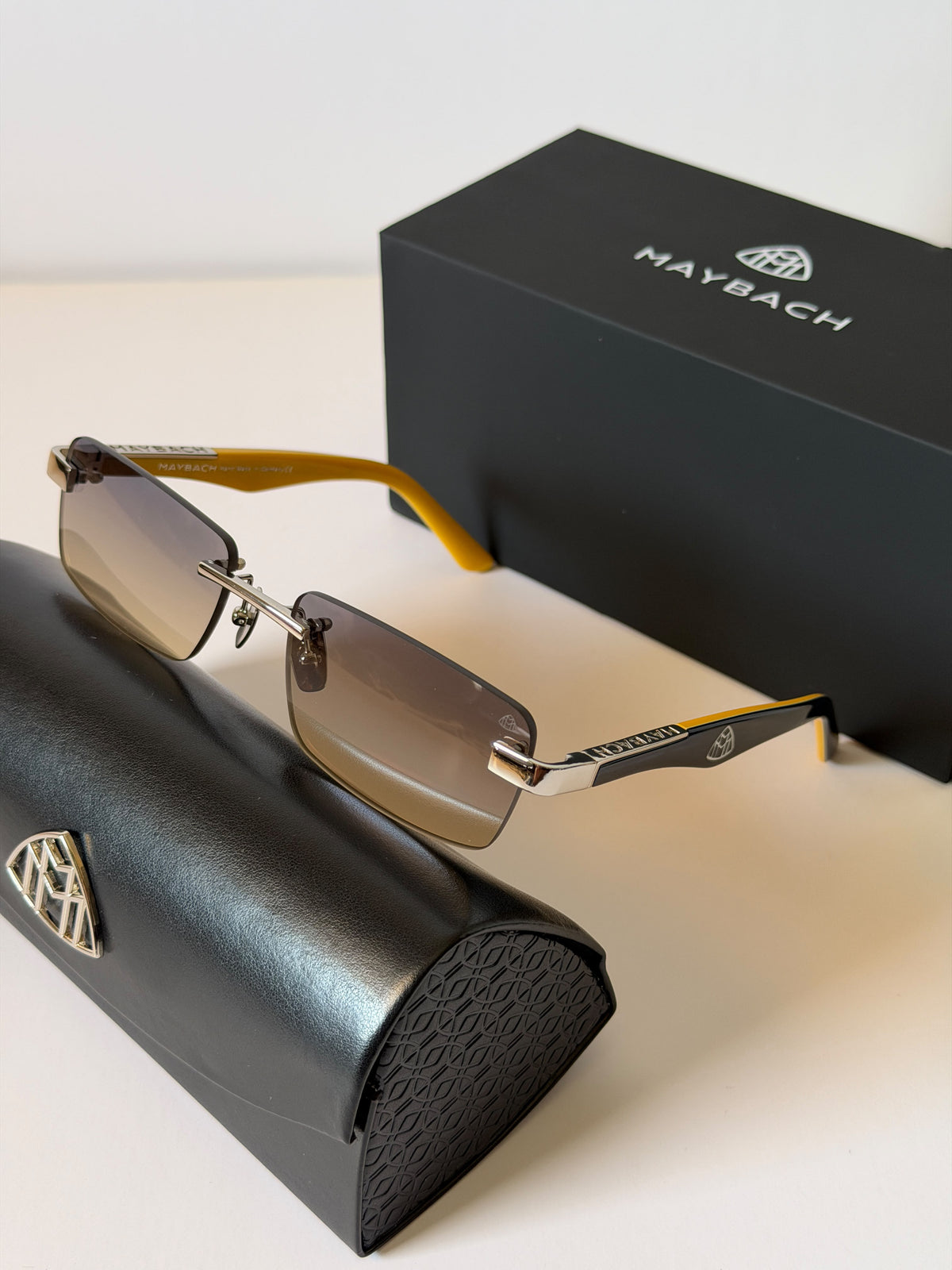 Maybach The Educator I Rimless Sunglasses