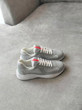 Prada America's Cup Patent Leather and Technical Fabric Sneakers
