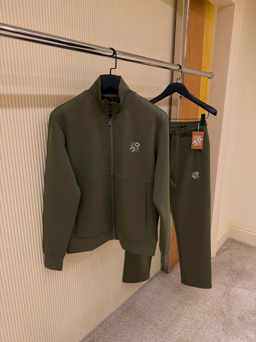 Loewe Anagram Embroidered Technical Jersey Tracksuit