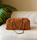Chanel Suede Bowling Bag